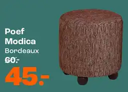 Kwantum Poef Modica aanbieding