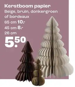 Kwantum Kerstboom papier aanbieding