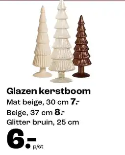 Kwantum Glazen kerstboom aanbieding