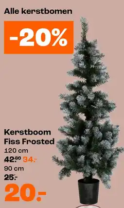 Kwantum Kerstboom Fiss Frosted aanbieding
