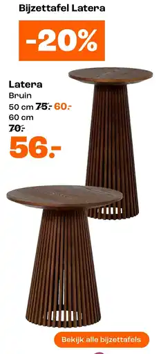 Kwantum Bijzettafel Latera aanbieding