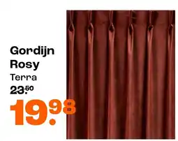 Kwantum Gordijn Rosy Terra aanbieding