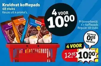 kruidvat koffiepads Koffiepads regular