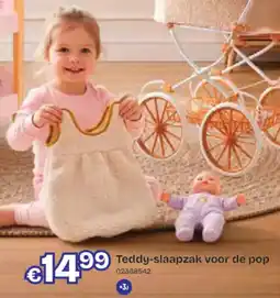 Dreamland Teddy-Slaapzak voor de Pop aanbieding