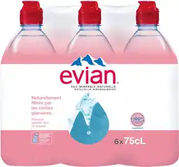 Albert Heijn Evian Mineraalwater 6-pack bel aanbieding