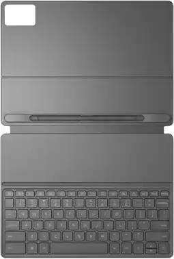 Coolblue Lenovo Idea Tab Plus Toetsenbord Hoes QWERTY Grijs aanbieding