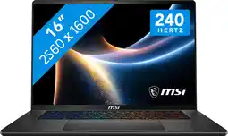 Coolblue MSI Stealth 16 AI+ OLED Copilot+ PC B3WH-015BE Azerty aanbieding