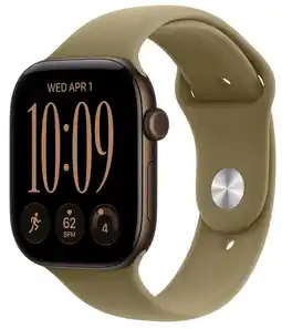 Coolblue Apple Watch Series 12 46 mm Bronze Sombre Bracelet Sport S/M aanbieding