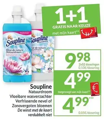 Intermarché Soupline natuurdroom aanbieding