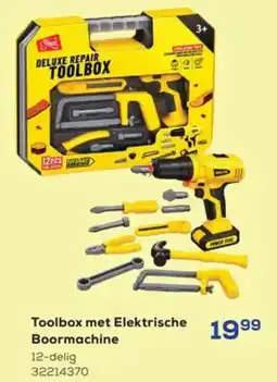 Supra Bazar Toolbox met Elektrische Boormachine aanbieding