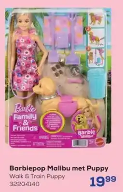 Supra Bazar barbiepop malibu met puppy aanbieding