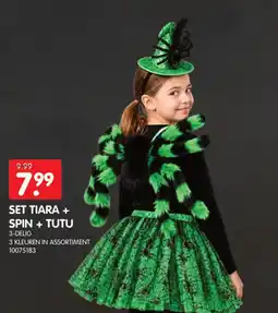 Yess Set tiara + spin + tutu aanbieding