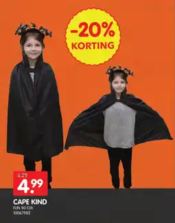 Yess Cape kind aanbieding