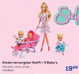Supra Bazar Kinderverzorgster Steffi + 3 Baby's aanbieding