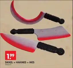 Yess Sikkel + hakmes + mes aanbieding
