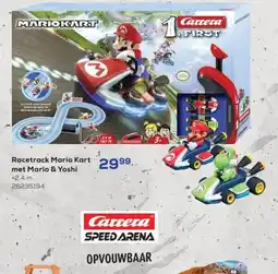 Supra Bazar Racetrack Mario Kart met Mario & Yoshi aanbieding