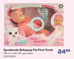 Supra Bazar Sprekende Babypop My First Tooth aanbieding