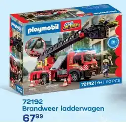 Supra Bazar Playmobil brandweer ladderwagen aanbieding