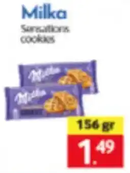 Tanger Markt Milka Sensations cookies aanbieding
