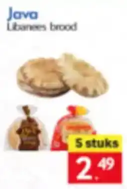 Tanger Markt Java Libanese brood aanbieding