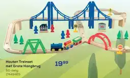 Supra Bazar Houten Treinset met Grote Hangbrug aanbieding