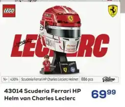 Supra Bazar Scuderia ferrari hp helm van charles leclerc aanbieding