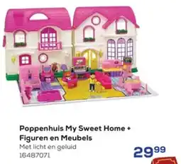 Supra Bazar Poppenhuis My Sweet Home + Figuren en Meubels aanbieding