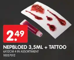 Yess Nepbloed 3,5ml + tattoo aanbieding