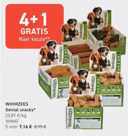 Tom&Co whimzees dental snacks aanbieding