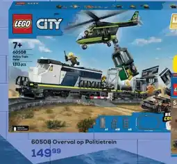 Supra Bazar lego city 60508 overval op politietrein aanbieding