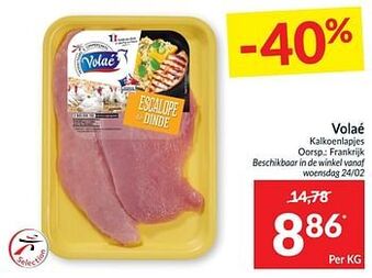 Intermarché Volaé kalkoenlapjes aanbieding