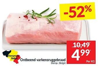 Intermarché Ontbeend varkensruggebraad aanbieding