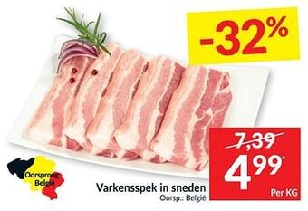 Intermarché Varkensspek in sneden aanbieding