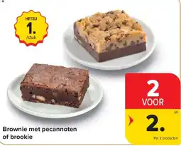 Carrefour Market Brownie met pecannoten of brookie aanbieding