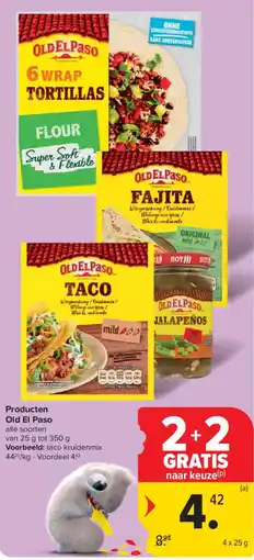 Carrefour Market Old El Paso taco kruidenmix aanbieding