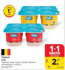 Carrefour Market Yoghurt Inex aanbieding