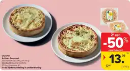 Carrefour Market Quiches Artisan Gourmet aanbieding