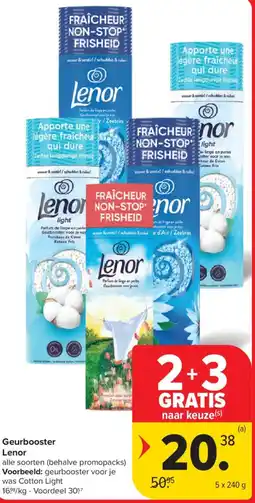 Carrefour Market Geurbooster Lenor aanbieding