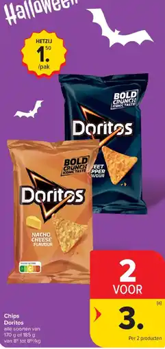 Carrefour Market Chips Doritos aanbieding