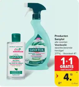 Carrefour Market Sanytol desinfecterende handgel aanbieding