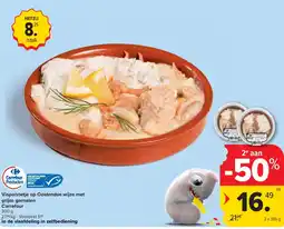 Carrefour Market Vispannetje op Oostendse wijze met grijze garnalen aanbieding
