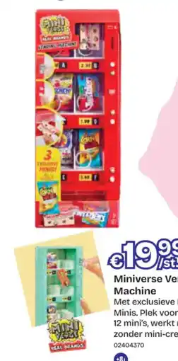 Dreamland Miniverse Vending Machine aanbieding