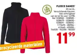 Trafic Fleece dames aanbieding