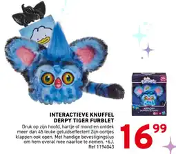 Trafic Interactieve knuffel derpy tiger furblet aanbieding