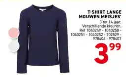 Trafic T-shirt lange mouwen meisjes aanbieding