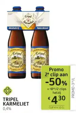 BelBev Tripel karmeliet aanbieding