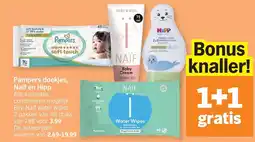 Albert Heijn Pampers doekjes, Naïf en Hipp aanbieding
