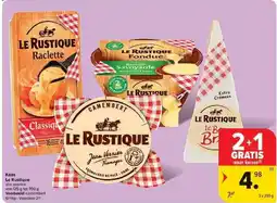 Carrefour Kaas Le Rustique alle soorten aanbieding