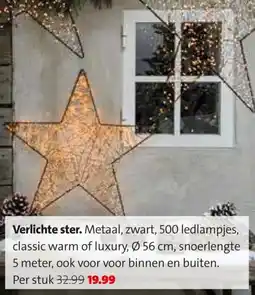 Intratuin Verlichte ster aanbieding