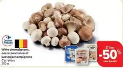 Carrefour Witte champignons aanbieding